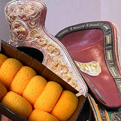 A Box of 12 Tack Sponges (Middle Hole) - color: 12 Middle Hole, size: Medium