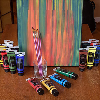 Creative Inspirations Acrylic Paint Set of 6 – 120ml Tubes Art Paint Set for Classroom, Educator & More - Paint Supplies