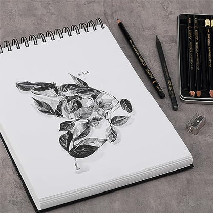 SoHo Urban Artist Hardcover Drawing Pad 8x10-135 lb. (220gsm), 50 Sheets, Drawing Paper Pads for Artists, Travel, Illustrations, & More - size: 8"x10"
