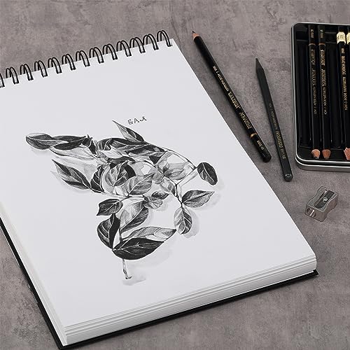SoHo Urban Artist Hardcover Drawing Pad 6x8-135 lb. (220gsm), 50 Sheets, Drawing Paper Pads for Artists, Travel, Illustrations, & More - size: 6"x8"