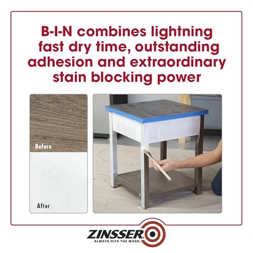 Zinsser 271460 Clear B-I-N Advanced Synthetic Shellac Sealer, Gallon - size: Gallon (Pack of 1)