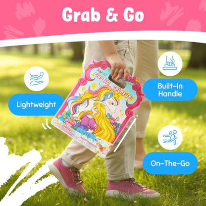 JoyCat Find & Color Paint with Water Coloring Books for Toddlers | Seek and Find Learning Activity, Magical Pony No Mess Arts & Crafts Kids Toys Ages 3-5 & 4-8, Birthday Gifts for Boys & Girls - style: Magical Pony