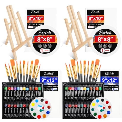 ESRICH 82PCS Acrylic Painting Kits for Adults and Couples