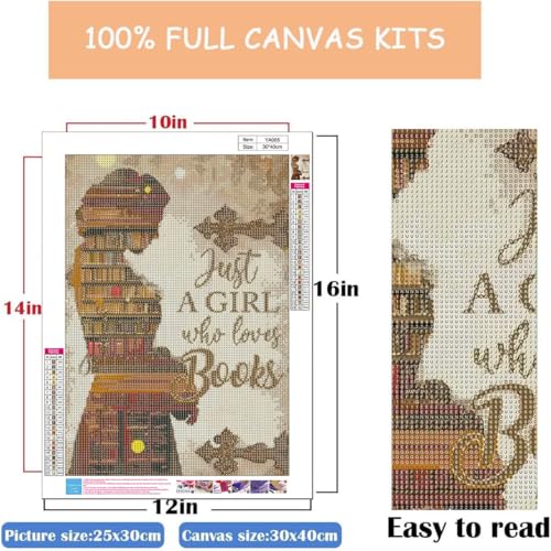 WUSARPLY Inspirational Girl Diamond Painting Kits for Beginner Adults - color: YA005