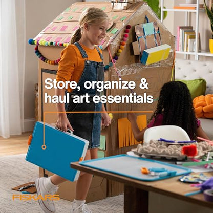 Fiskars Kids Creating Toolbox, Portable Art Storage Organizer - style: Creating Toolbox