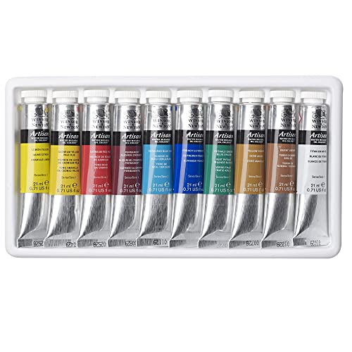 Winsor & Newton Artisan Water Mixable Oil Paint Set, 10 x 21ml Tubes - style: Tube Set 10 x 0.71-oz