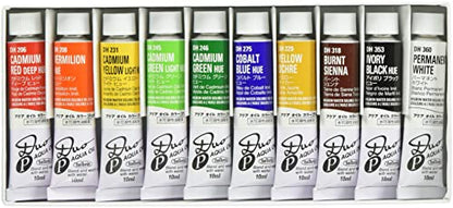 Holbein Duo Aqua Oil Compact Set of 10, 10ml Tubes
