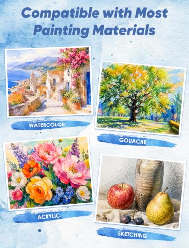 82 Sheets Watercolor Paper Bulk 4"x6", 110lb/230g Artist Trading Cards - size: 4"x6"