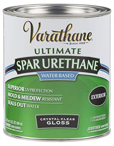 Varathane Outdoor Spar Gloss Urethane - size: 32 oz Brush, style: Gloss