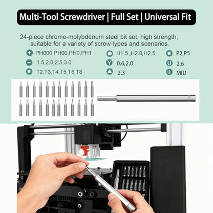 3D Printer Tool Kit, 68Pcs 3D Printing Tool Kit Assembly/Removal/Digital Caliper/Deburring/Model Processing/Spirit Level/Cleaning Tool Set Box 3D Printer Accessories for 3D Printing - color: 3D Printer Tool Kit Box-1