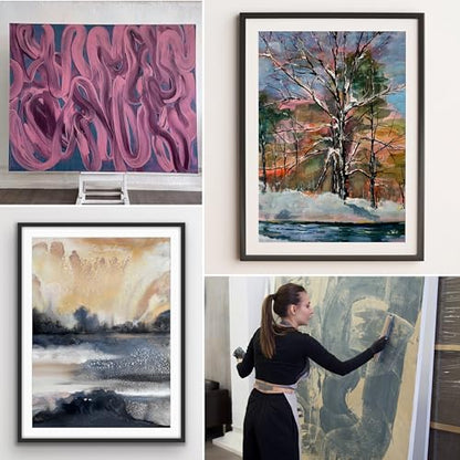 KAMENSKAYA Acrylic Inks for Artists - Magenta Acrylic Ink, 3.38 Fl Oz (100 ml) | Highly Concentrated, Multifunctional Liquid Acrylic Paint - color: Magenta