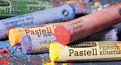 Schmincke - Pastel, Set of 100 colors, 77 100 097, Wooden box with 100 pastel pencils, handmade pastels, brilliant, velvet matt, highest lightfast colors - size: 1 Count (Pack of 1)