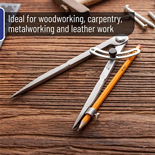 Mr. Pen- Professional Compass for Woodworking, Compass with Wing
