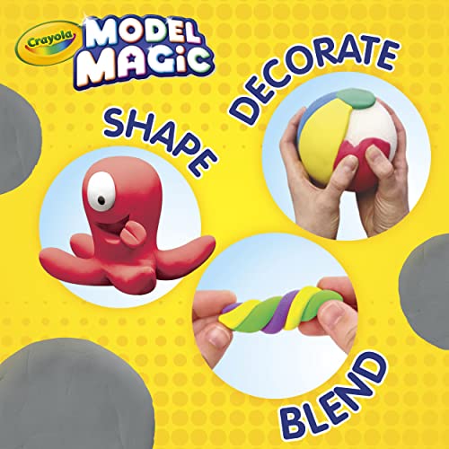 Crayola Model Magic in Gray, Modeling Clay Alternative, 4oz - color: Multicolored
