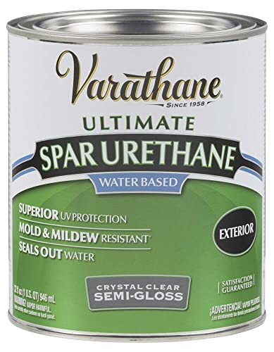 Varathane Outdoor Spar Semi-Gloss Urethane - size: 32 oz Brush, style: Semi-Gloss