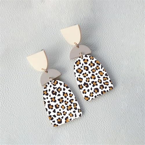 Briartw 10 Sheets Leopard Pattern Polymer Clay Transfer Paper,Per Sheet 3.93inch x 5.82inch Polymer Clay Transfer Sheets for DIY Clay Jewelry Making Disposable Stickers