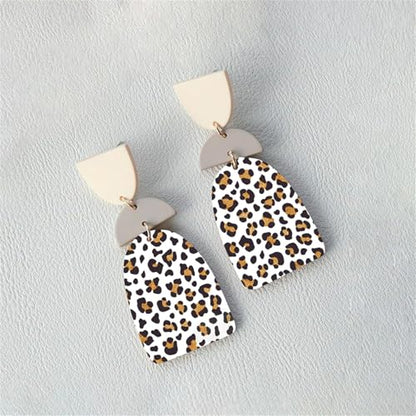 Briartw 10 Sheets Leopard Pattern Polymer Clay Transfer Paper,Per Sheet 3.93inch x 5.82inch Polymer Clay Transfer Sheets for DIY Clay Jewelry Making Disposable Stickers