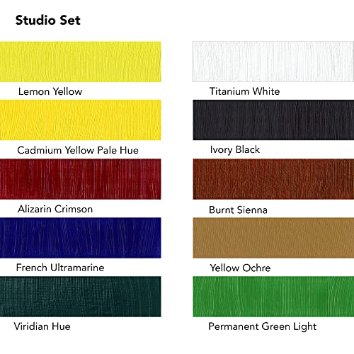 Daler Rowney System3 10-Tube Acrylic Paint Set for Adults - Acrylic Painting Supplies for Artists and Students - Acrylic Paints for Murals Canvas and More - Art Paints for Any Skill Set - style: 10 Pack, Medium Body
