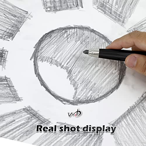 WSD Sketch Up 5.6mm Mechanical Pencil Mechanical Clutch with Built Sharpener (Black) - color: black