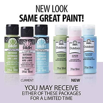 FolkArt Outdoor Acrylic Paint, Maple Syrup, 2 Ounces - color: Maple Syrup, size: 2 Fl Oz (Pack of 1)