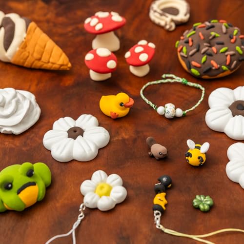 White Air Dry Foam Clay for Kids - 3.3 Pounds Soft Bulk Modeling Clay with Carrying Case & Airtight Zip-Seal Bags - Perfect for Arts & Crafts, Molding, Slime, Cosplay Armor | No-Mess, Non-Stick