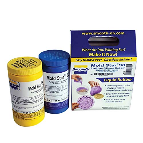 Smooth-On Mold Star 30 Silicone Mold Making Kit - Easy to Use & Long-Lasting Silicone Mold (2-Pound) | Long-Lasting Silicone Mold - size: Pint Unit