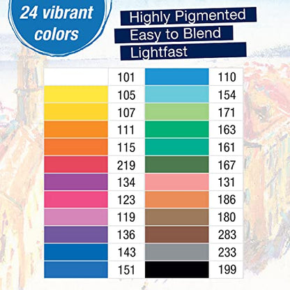 Faber-Castel FC127024 Creative Studio Oil Pastel Crayons (24 Pack), Assorted - size: 24 Count (Pack of 1)