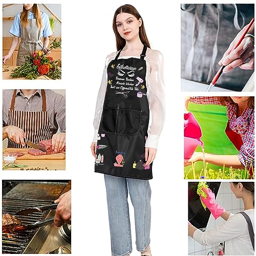 JXGZSO Esthetician Apron - Estheticians & Cosmetologist Apron Gifts for Makeup Artists & Beauticians - color: Esthetician Apron