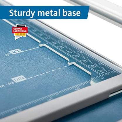 Dahle 508 Personal Rotary Trimmer, 18" Cut Length, 5 Sheet Capacity, Self-Sharpening, Automatic Clamp, German Engineered Paper Cutter - size: 18" Cut Length