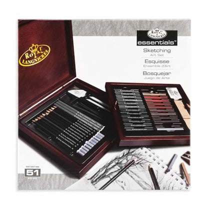 Royal & Langnickel RSET-SKET1600 Premier Sketch Pencil Art Set, 51-Piece