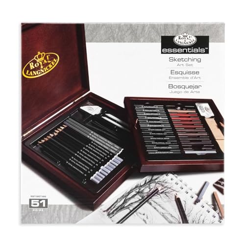 Royal & Langnickel RSET-SKET1600 Premier Sketch Pencil Art Set, 51-Piece