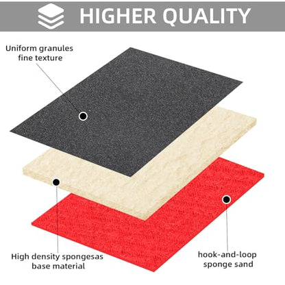 24Pcs Sanding Sponge 180 Grit Wet Dry Soft Foam Hand Sander Block - size: 24pcs 180 Grit, style: Aluminum
