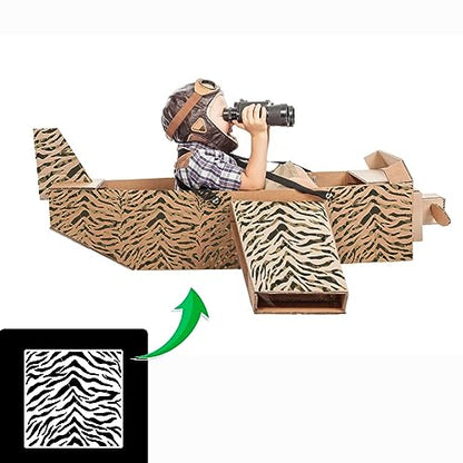 9 Pieces Camo Stencils for Spray Paint, Camouflage Pattern Stencils Templates Reusable Digital Camo Paint Stencils for Boat DIY Crafts Spray Painta (11.8 × 11.8 in Camo) - style: 11.8 × 11.8 in Camo