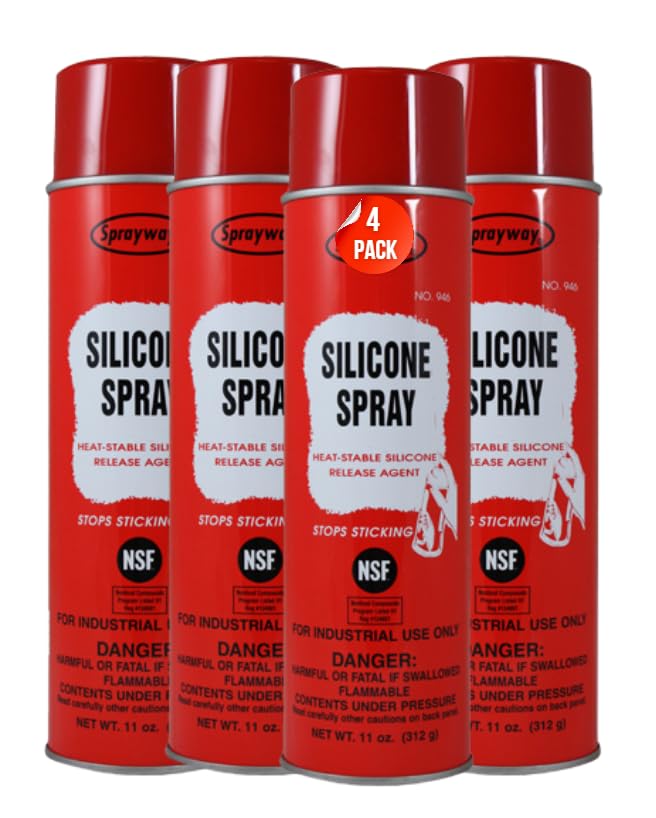 SW946 11oz Silicone Spray and Release Agent, (4 Pack)