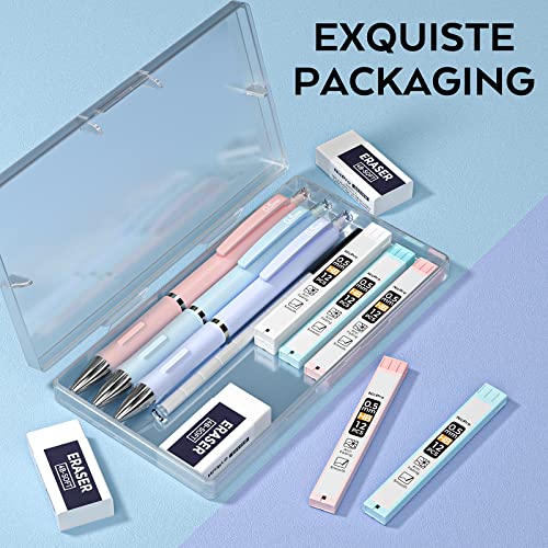Nicpro 3PCS Pastel Mechanical Pencil Set, 0.5 Mechanical Pencils - style: 3 Pack (0.5mm)