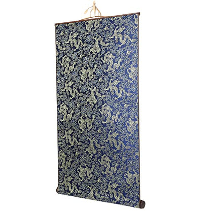 Chinese Calligraphy Practice Scroll Reusable 38x78cm Brocade | Water-activated mat, nonwoven fabric, 15x30.7 inch writing area, -friendly, mess- brush practice, por
