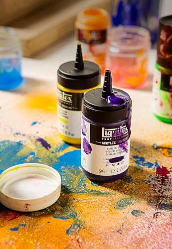 Liquitex Acrylic Gouache Paint Set, 6 x 59ml (2-oz), Primaries | Ultra pigmented, low viscosity, flat matte finish, no brush strokes, permanent & non-cracking & perfect for color-blocking - style: Primaries Set 6 x 59ml (2-oz)