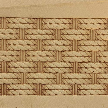 DandS ltd Leather Stamp Tool, Rope Knot, Professional Steel Craft Tool for Leatherworking, Embossing, Carving & Stamping Leather Projects, Belts, Wallets & DIY Projects Compatible with Mallet #193 - color: Rope Knot 0.78" X 0.24"
