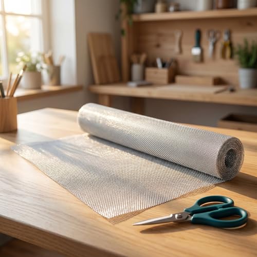 Sculpting Wire Mesh Roll for Art Craft 15.7 inches x 16.4 feet | Aluminum Wire Mesh - Moldable Sculpting Mesh Sculpture Armature for Clay Sculpture Craft Mesh for DIY Projects