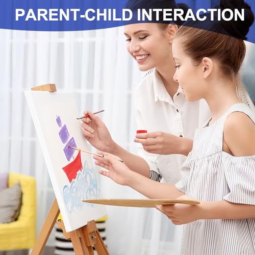FUMILE Stretched Canvas for Painting Multi 5 Pack Square Canvas 4x4, 6x6, 8x8, 10x10, 12x12(1 of Each), Cotton Primed Acid Free Blank Canvases for Oil Paint, Acrylic Paint, Gouache and Tempera. - size: 4x4, 6x6, 8x8, 10x10, 12x12 in