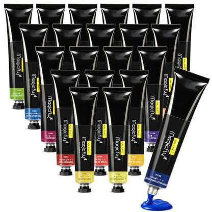 Magicfly Oil Paint, 20 Colors (50ml) Large Tubes Oil Paint Set, Oil Paints - size: 20 Colors x 50ml(1.69oz)