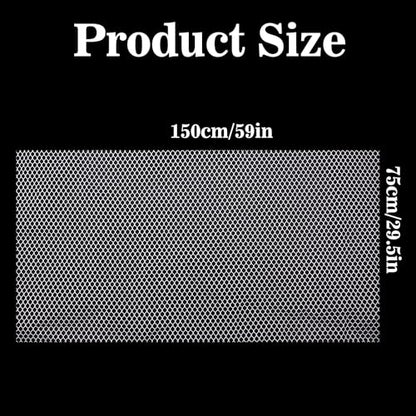 29.5 x 59 Inch White Mesh Fabric Slightly Stretchy for Sewing Projects, Shopping Bag, Backpack Pocket and Straps and Netting Clothes (Pack of 3) - size: 29.5 x 59 Inch (Pack of 3)