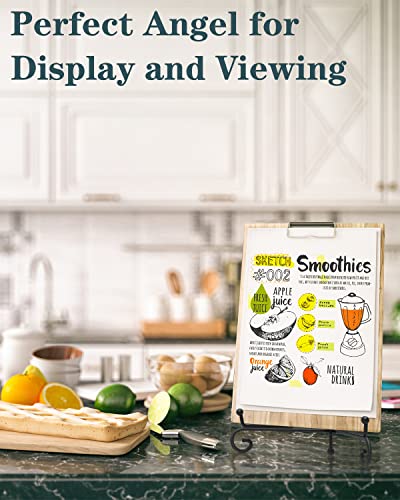Lzerking Iron Display Stand 10 Packs, 10 Inches Plate Stand for Display