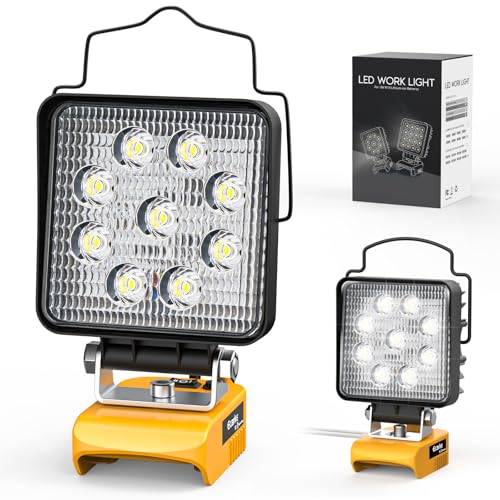LED Work Light Compatible with DEWALT 20V Battery, 70W 7000LM, Tool Only - color: 70W