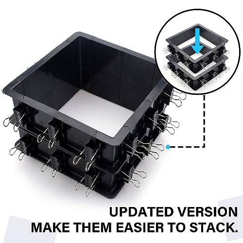 Adjustable Mold Housing Kit for Silicone Molds Making - Plastic Mold Housing Frame for Silicone Rubber Mold Making, DIY Resin Mold - Free Combination Molding Housing for Soap Mold, Candle Molds Making