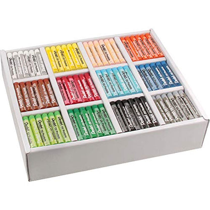 Pentel Arts Oil Pastels, 432 Piece Classroom Size Pack (PHN-12CP) - size: 1 Count (Pack of 432)