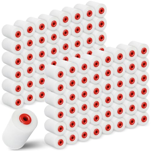 Nuogo 120 Pcs 2 Inch Foam Paint Roller High Density Foam Roller Mini Paint Roller Refills Paint Edger Tool for Walls Brings Smooth Finishes Flat Surfaces - size: 2 Inch