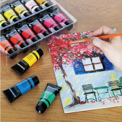 48 Colors Professional Acrylic Paint Set, Artist Paint Supplies - color: 48 Colors