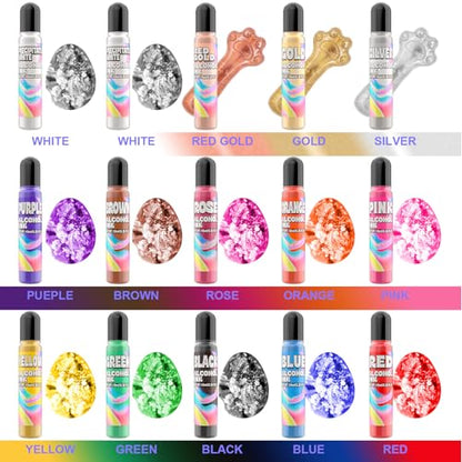 Alcohol Ink Set - 15 Colors Alcohol Inks for Resin, Highly Concentrated Alcohol Based Ink Epoxy Resin Dye, Alcohol Inks for Painting, Glass, Tumbler Making, Petri Dish, Coaster - 0.35oz Each