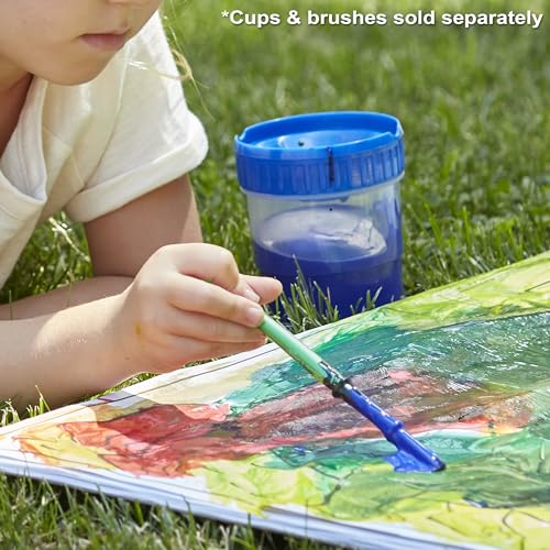 Melissa & Doug Washable Poster Paint Set (4 Colors – Red, Yellow, Green, Blue)